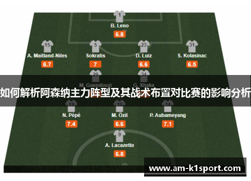 如何解析阿森纳主力阵型及其战术布置对比赛的影响分析